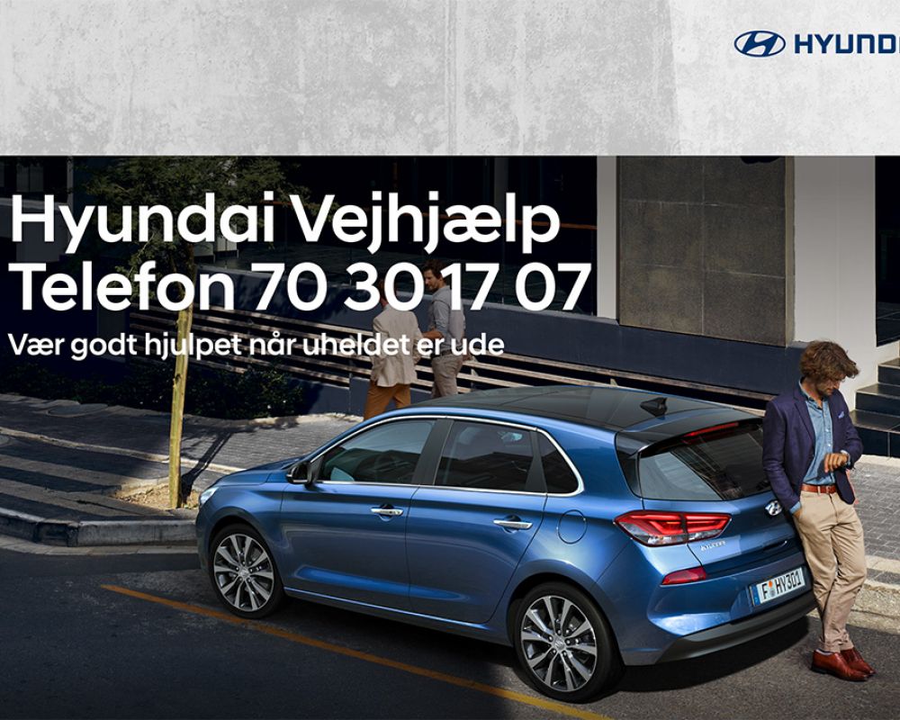 Hyundai gratis vejhjælp