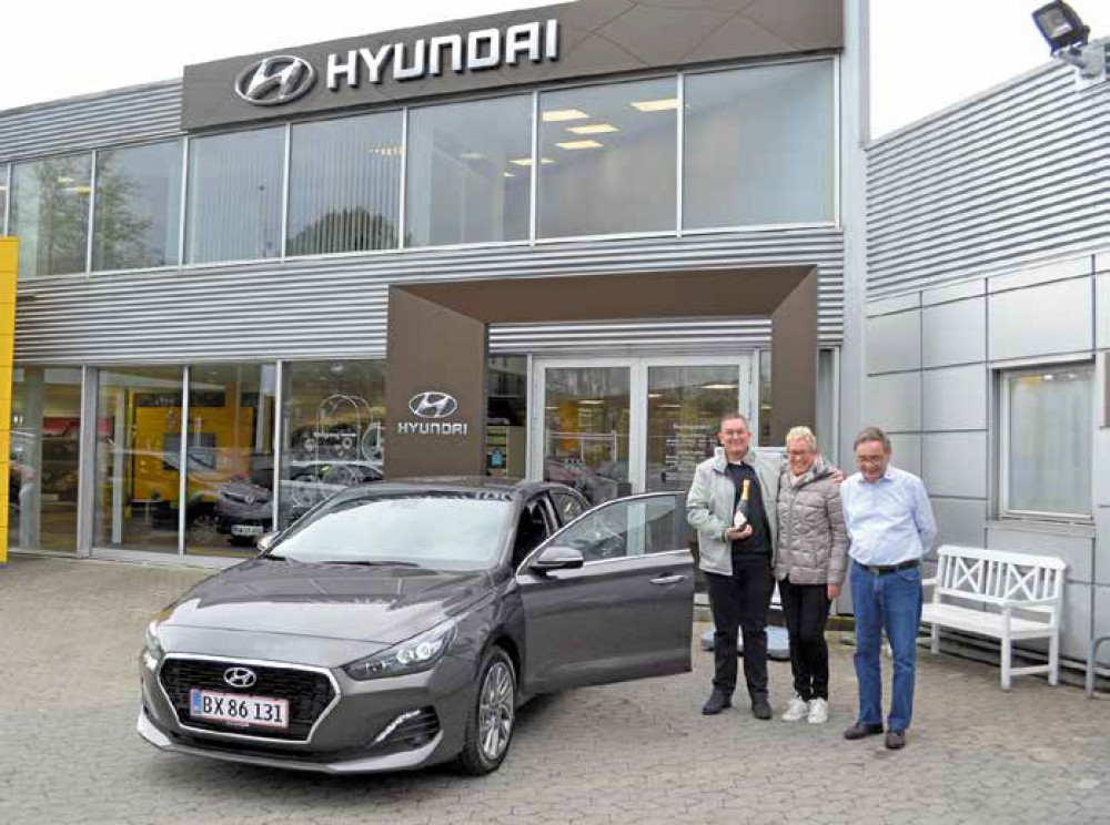 Vandt en måned i en Hyundai i30 Fastback Vandt en måned i en Hyundai i30 Fastback